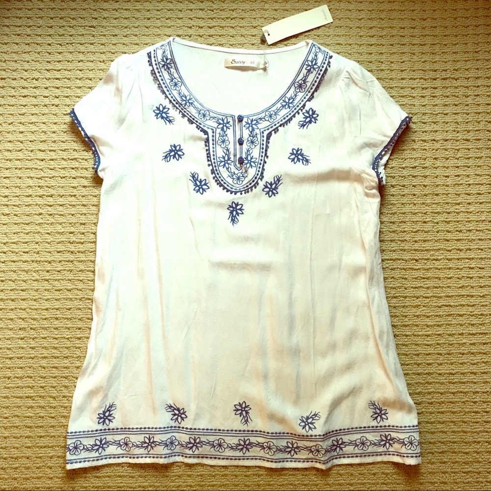NWT! Anthropologie Sunny Girl - Boho Chic Top